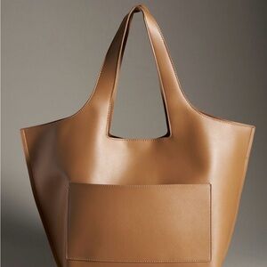Anthropologie Tan Tote Bag
